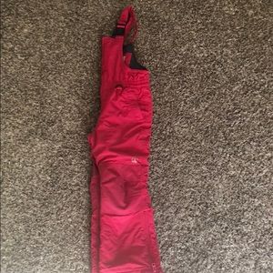 Girls bibbed snow pants